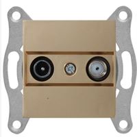 RİTA MEK TUŞ TV-SAT PRİZİ (GEÇİŞLİ) 4DB/F KON. DOR 1